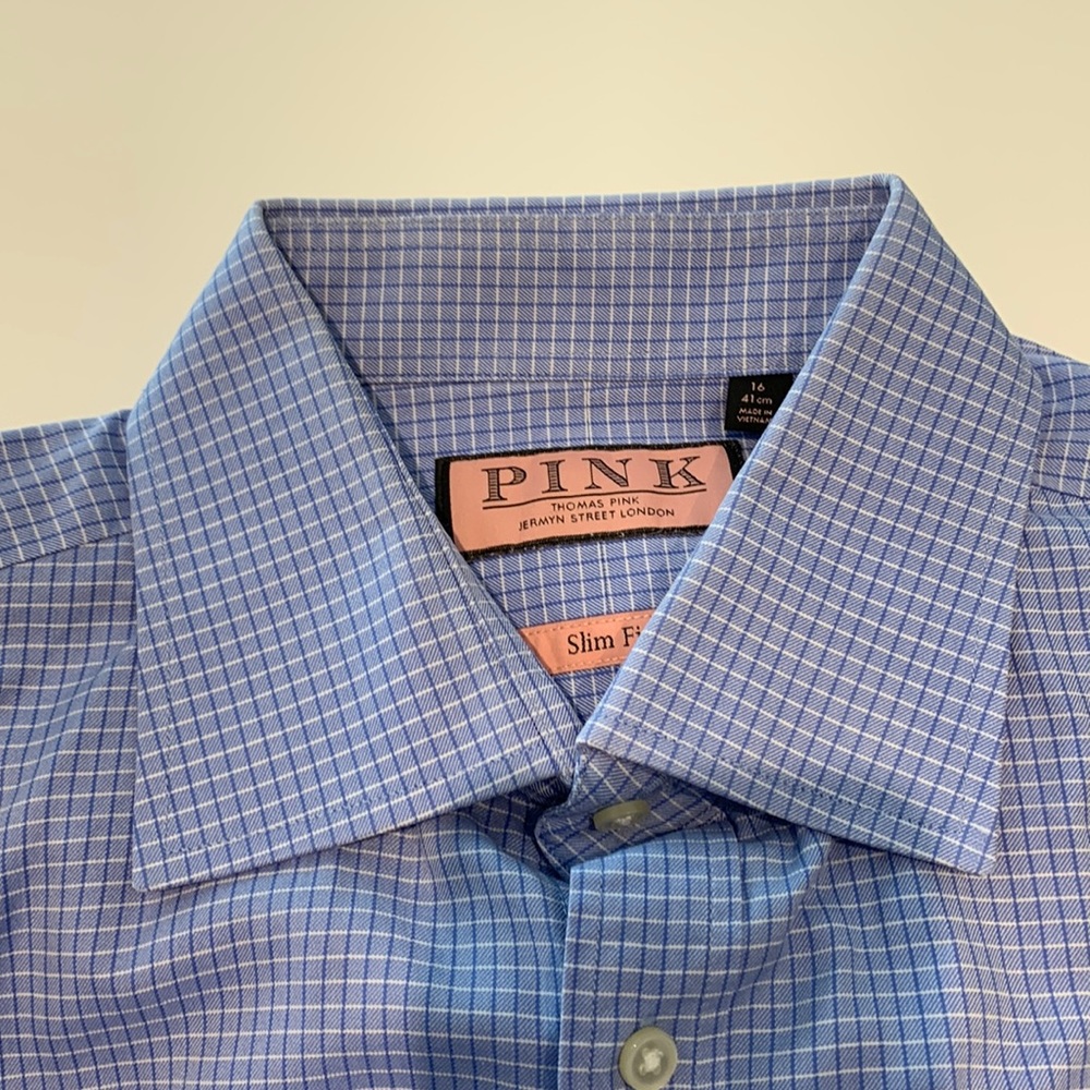 Thomas Pink mens dress shirt with French cuffs
